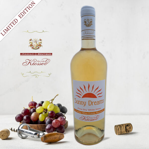 Sunny Dreams Fine Dry White Wine - Discover Kiossev Winery, a premier Bulgarian boutique winery, producing award-winning wines in limited editions